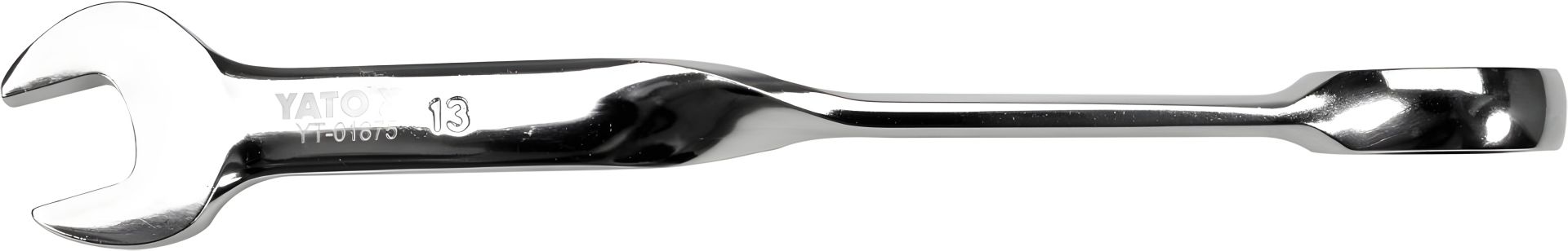 Комбинированный ключ с трещоткой 13 x 182 мм HRC, Yato YT-01875 Комбинированный ключ с трещоткой 13 x 182 мм HRC, Yato YT-01875