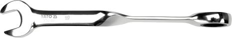 Ріжково-накидний ключ з тріскачкою 19 x 239 мм HRC 40-45 Cr-V Yato YT-01881 Ріжково-накидний ключ з тріскачкою 19 x 239 мм HRC 40-45 Cr-V Yato YT-01881