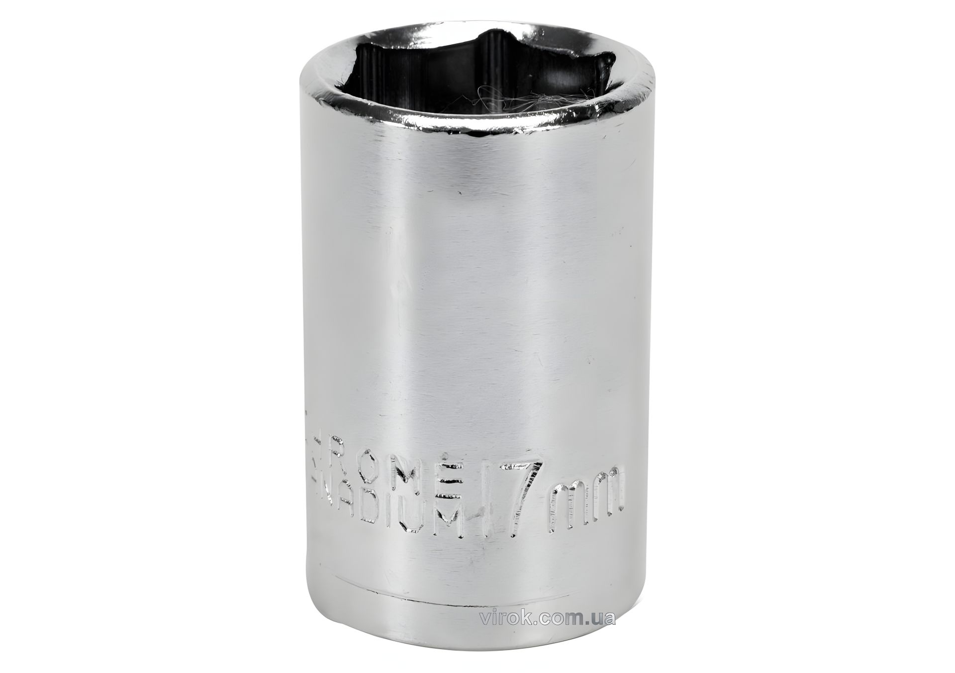 Головка торцевая 6-гранная STHOR 1/2", М-17, углеродистая сталь, Vorel (53339)