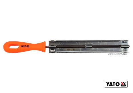 Напрямна з напилком для заточування ланцюгів Ø4 x 250 мм Yato YT-85030 – Точне заточування