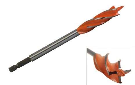 Четырёхперое сверло по дереву 16 мм, ZHWEI SDH016