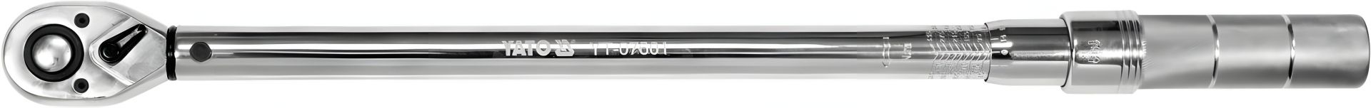 Динамометрический ключ : квадрат 1/2", F= 65 - 335 Нм, L= 518-540 мм Yato YT-07601 Динамометрический ключ : квадрат 1/2", F= 65 - 335 Нм, L= 518-540 мм Yato YT-07601