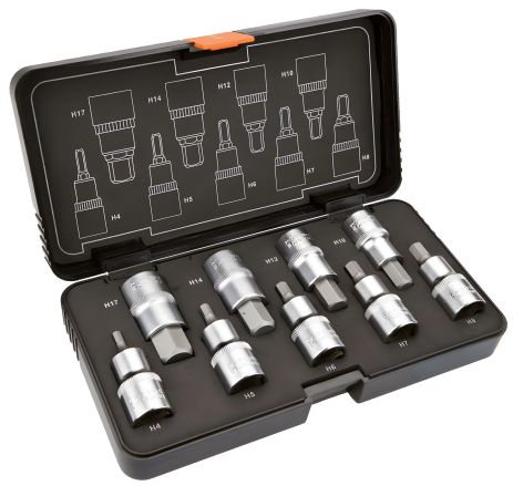 Наконечники шестигранные с головкой 9 шт., 1/2" NEO 08-705