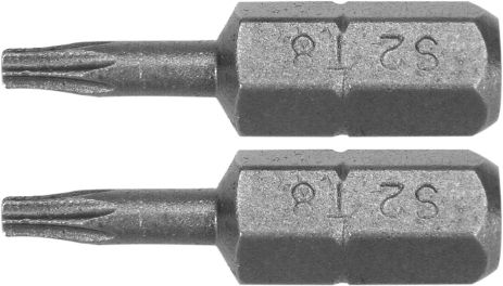 Насадка викруткова: TORX T8 x 25 мм, HEX 1/4, AISI S2, 2 шт Yato YT-77900