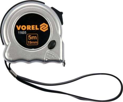 Рулетка з автостопом 5м х 19мм Vorel 11605 Рулетка з автостопом 5м х 19мм Vorel 11605