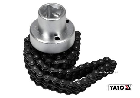 Цепной съемник масляного фильтра 60-115 мм, Cr-V Yato YT-08253