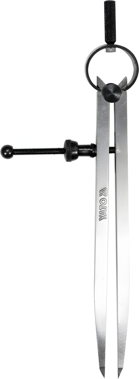 Розмічальний циркуль з гвинтовим фіксатором 150 мм Yato YT-72106