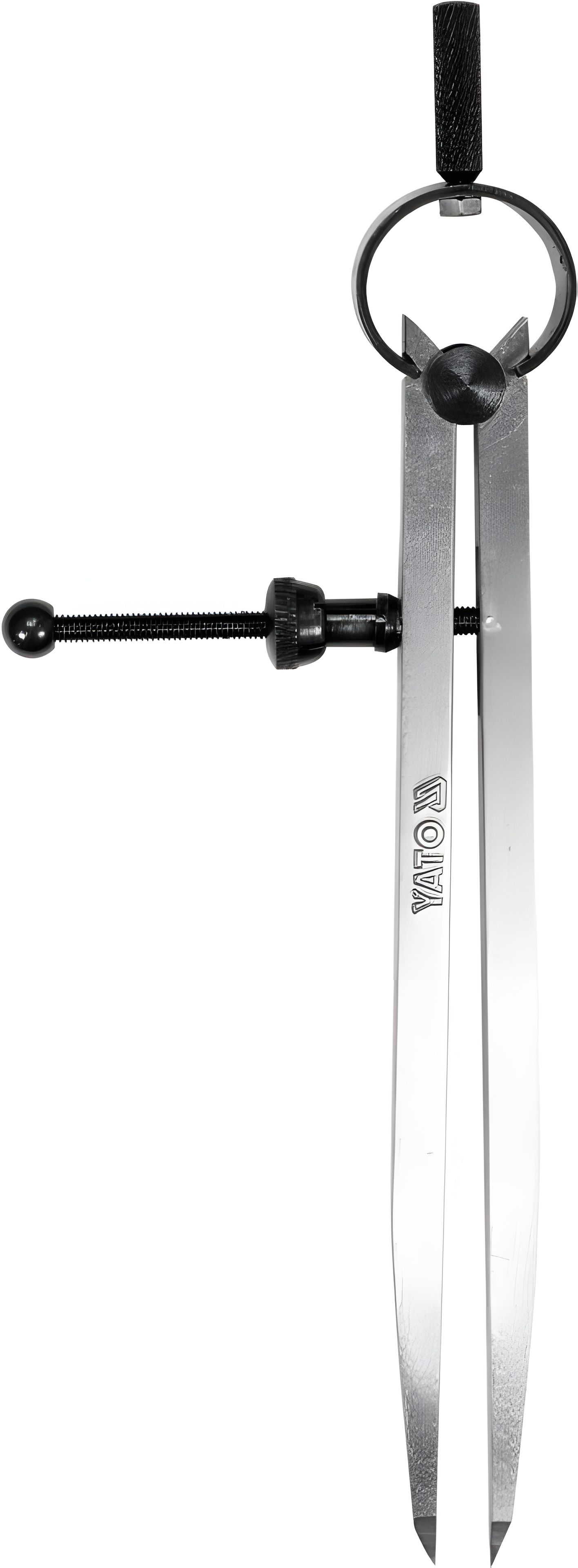 Разметочный циркуль с винтовым фиксатором 150 мм Yato YT-72106 Разметочный циркуль с винтовым фиксатором 150 мм Yato YT-72106