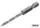 Сверло по дереву спиральное Ø3 x 65/35 мм HEX 1/4" HSS 4241 Yato YT-33860