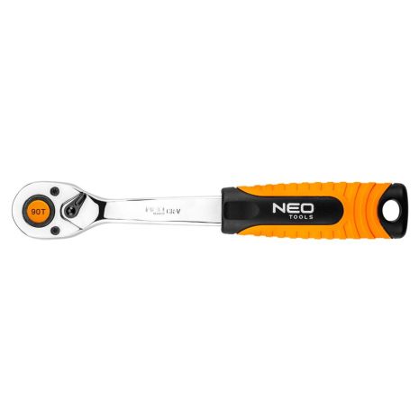 Ключ тріскачковий 1/4", 90 зубів NEO 08-530