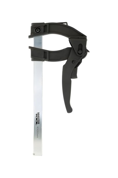 Столярна F-Type струбцина швидкозатискна 200х90 мм 600 Н MASTERTOOL 07-0013