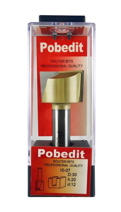 Пазова фреза D-30 мм, d-12 мм, Pobedit P-1007-12-30