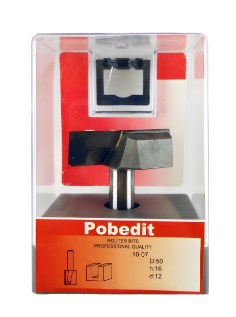 Пряма пазова фреза D-50 мм, d-12 мм, Pobedit P-1007-12-50