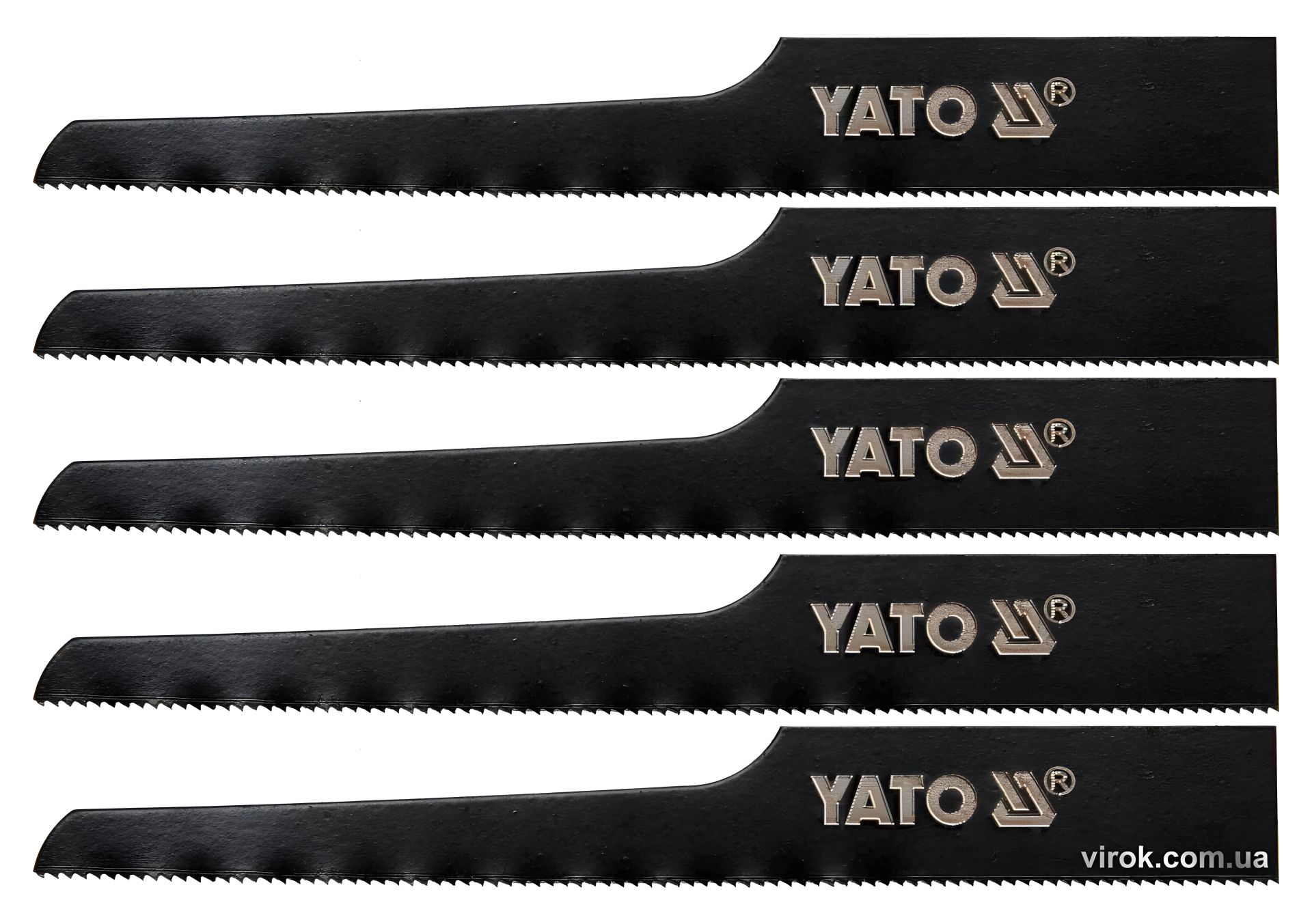 Полотна для пневматичної шаблевої пилки YT-09955 : 24 зуби/1", 5 шт YaTo YT-09958 Полотна для пневматичної шаблевої пилки YT-09955 : 24 зуби/1", 5 шт YaTo YT-09958