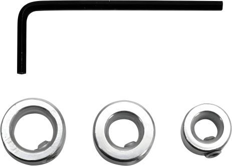 Ограничители глубины сверления для сверл, Ø=6, 8, 10 мм, 3 шт. с ключом, Yato YT-44100