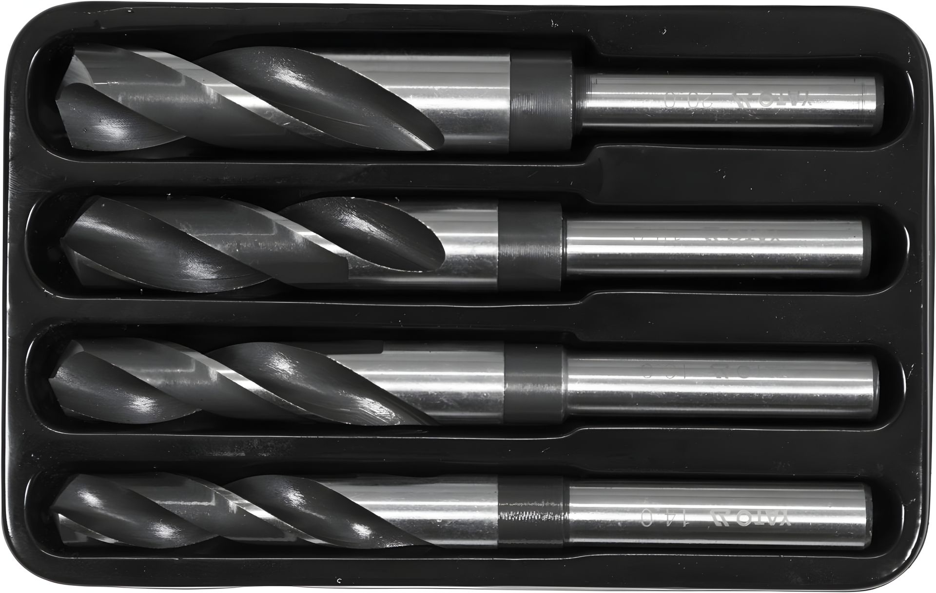 Свердла Yato для нержавійки та сталей: 14, 16, 18, 20 мм (арт.: YT-44625) Свердла Yato для нержавійки та сталей: 14, 16, 18, 20 мм (арт.: YT-44625)