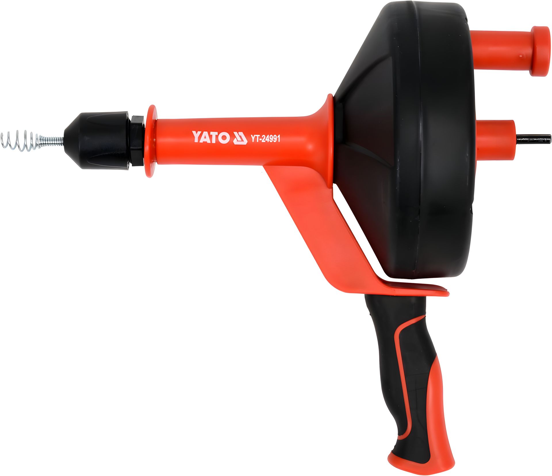 Каналізаційних труб трос для очищення на бобіні 6 мм x 7.6 м зі шпинделем для дриля Yato YT-24991 Каналізаційних труб трос для очищення на бобіні 6 мм x 7.6 м зі шпинделем для дриля Yato YT-24991