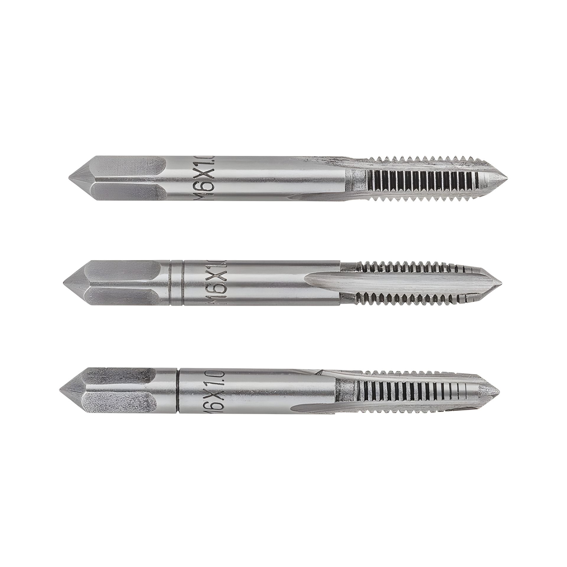 Мітчики вольфрамова сталь M6, 3 шт., пластмасова коробочка, DIN352 Topex 14A206 Мітчики вольфрамова сталь M6, 3 шт., пластмасова коробочка, DIN352 Topex 14A206