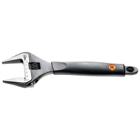 Прорезиненный разводной ключ, сталь CrV, NEO 03-016