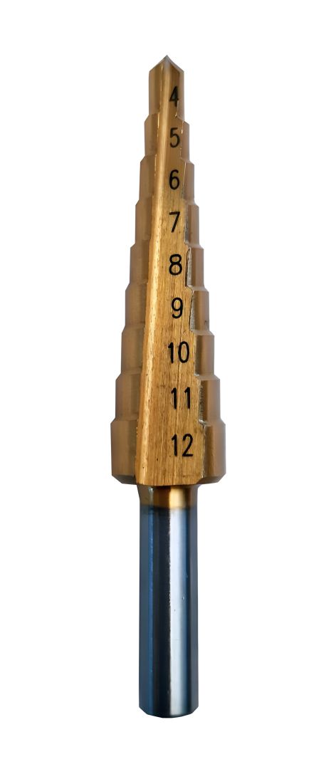 Металлическое ступенчатое сверло 4-12 мм Step Drill ZHWEI Z4-12
