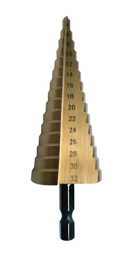 Сходове свердло Z4-32 по металу 4-32 мм, Step Drill ZHWEI