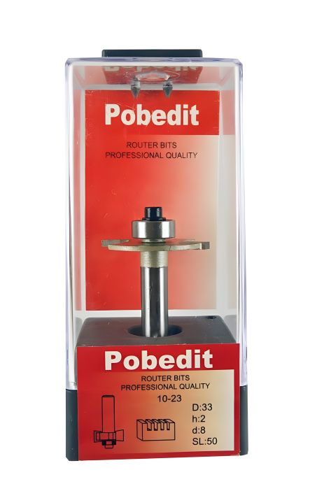 Фреза четвертью выборки D-33 мм, H-2 мм, d-8 мм Pobedit P-1023-08-02