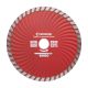 Алмазний відрізний диск Turbo, 150 мм, 22-24%, 10200 об/хв INTERTOOL CT-2008