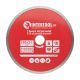 Диск отрезной алмазный, со сплошной кромкой, 150 мм, 22-24%, 10200 об/мин INTERTOOL CT-3008