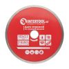 Диск отрезной алмазный, со сплошной кромкой, 150 мм, 22-24%, 10200 об/мин INTERTOOL CT-3008