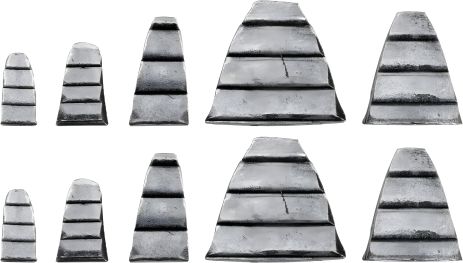 Набор клиньев для молотков 28 x 32, 25 x 21, 25 x 12, 18 x 10, 17 x 8 мм, 10 шт от Vorel 99472