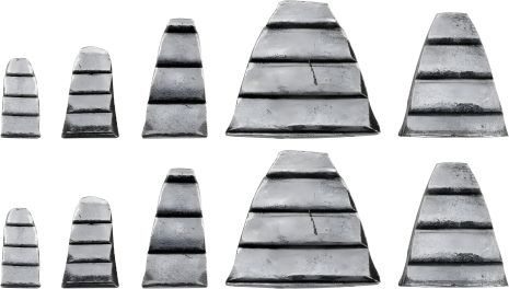 Комплект клинів для молотків 28 x 32, 25 x 21, 25 x 12, 18 x 10, 17 x 8 мм 10 шт Vorel 99473