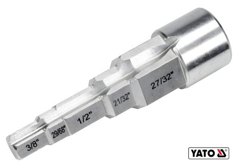 Ключ ступінчастий головка із квадратом Cr-V Yato YT-03317