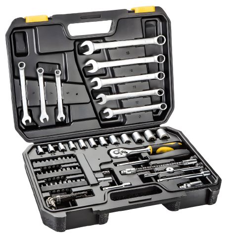 Набор торцевых ключей 1/4" 71 штук TOPEX 38D645