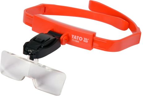 Лінза на голову з підсвічуванням 2 LED з кратністю 1х-3.5х (5 шт) Yato YT-73842