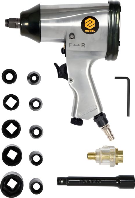 Гайковерт пневматический 1/2"в комплекте Vorel 81101 Гайковерт пневматический 1/2"в комплекте Vorel 81101