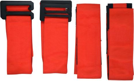 Ремені для перенесення меблів 2 - для спини, 2 - для вантажу 8 x 280 см 4 шт Yato YT-74262