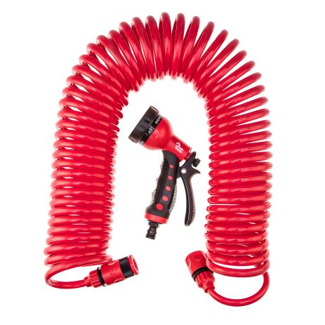 Комплект для саду: зрошувач та спіральний шланг 10 м Top Tools 15A710