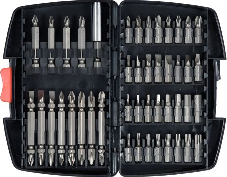 Набор отверточных насадок 1/4" с держателем 45 шт Yato YT-04620