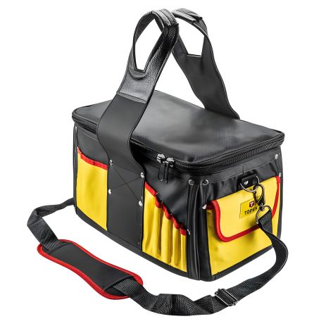 Сумка для инструмента размером 41 x 23 x 23 см, 16 карманов, марка TOPEX 79R440