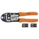 Обтискові кліщі для телефонних наконечників 4P, 6P, 8P, 195 мм від NEO 01-501 Обтискові кліщі для телефонних наконечників 4P, 6P, 8P, 195 мм від NEO 01-501