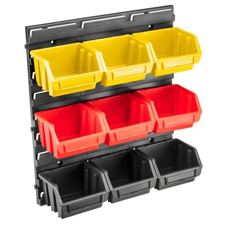 Панель для мастерской с лотками 34.5 x 38.5 x 12.5 см из пластмассы от Topex (79R170)