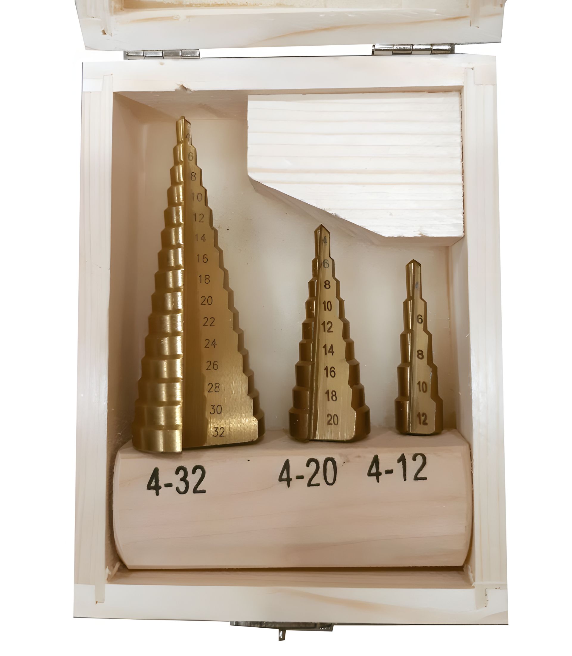 Комплект східчастих свердел по металу ZHWEI Z4-01 Комплект східчастих свердел по металу ZHWEI Z4-01