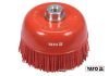 Нейлонова полімерно-абразивна щітка 125мм для болгарки Yato YT-47787