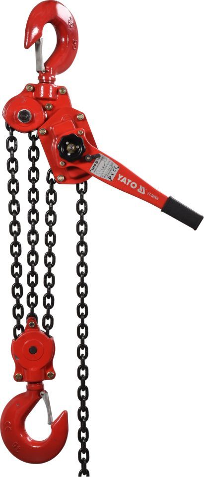 Лебідка важіль 9 т, висота 1,5 м Yato YT-58968 Лебідка важіль 9 т, висота 1,5 м Yato YT-58968