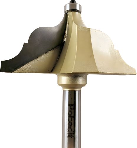 Кромкова фреза калювальна D-89.7 мм, R-12 мм, d-12 мм Pobedit P-2011-12-12 Кромкова фреза калювальна D-89.7 мм, R-12 мм, d-12 мм Pobedit P-2011-12-12