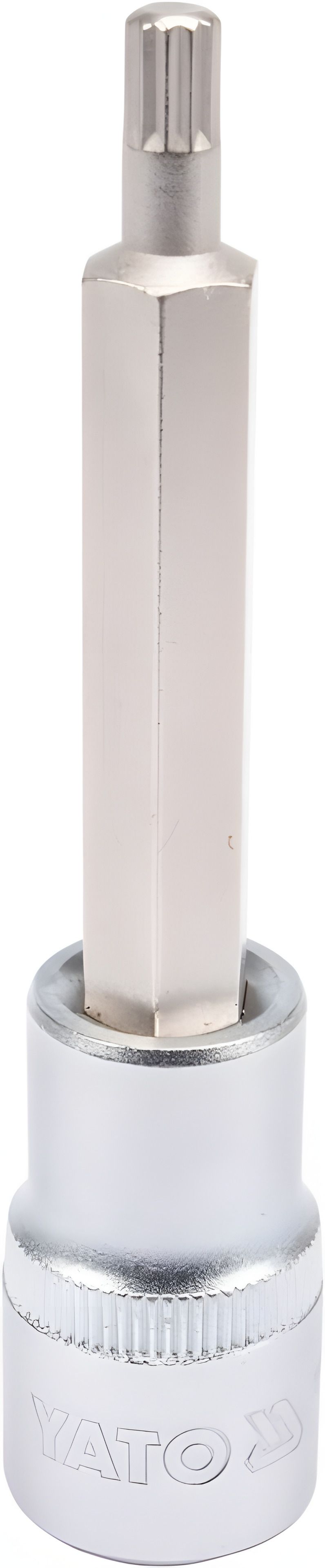 Торцевая головка с отверточной насадкой Spline 1/2" M6 (Yato YT-04351) Торцевая головка с отверточной насадкой Spline 1/2" M6 (Yato YT-04351)