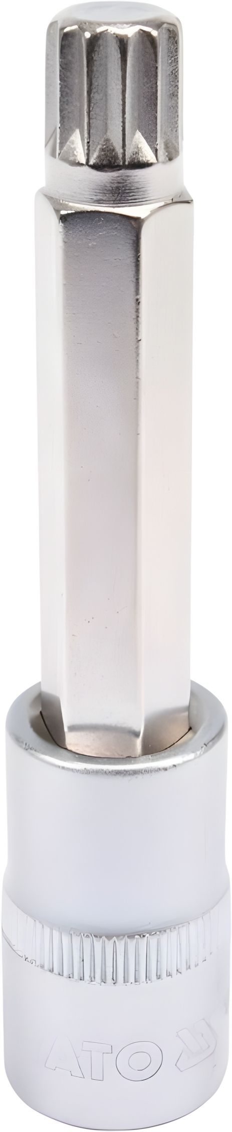 Торцева головка з викрутковою насадкою Spline 1/2" M12, 100 мм Yato YT-04354