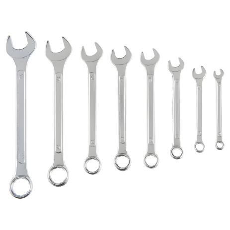 Комбіновані ключі, 6-19 мм, 8 шт. набір Top Tools 35D356