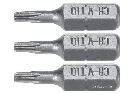 Отверточная насадка STHOR "TORX" T10 x 25 мм HEX 1/4" Cr-V 3 шт Vorel 65492 Отверточная насадка STHOR "TORX" T10 x 25 мм HEX 1/4" Cr-V 3 шт Vorel 65492
