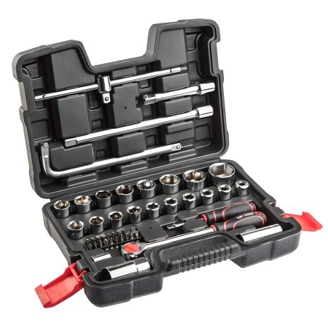 Набір ключів торцевих 1/4”, 1/2” 47 шт. Top Tools 38D550